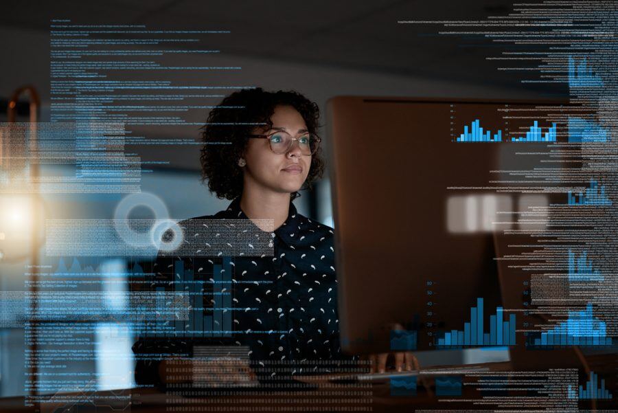 an image of a security analyst